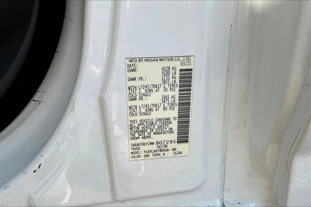 Used 2021 Nissan NV 2500 SV RWD image 20