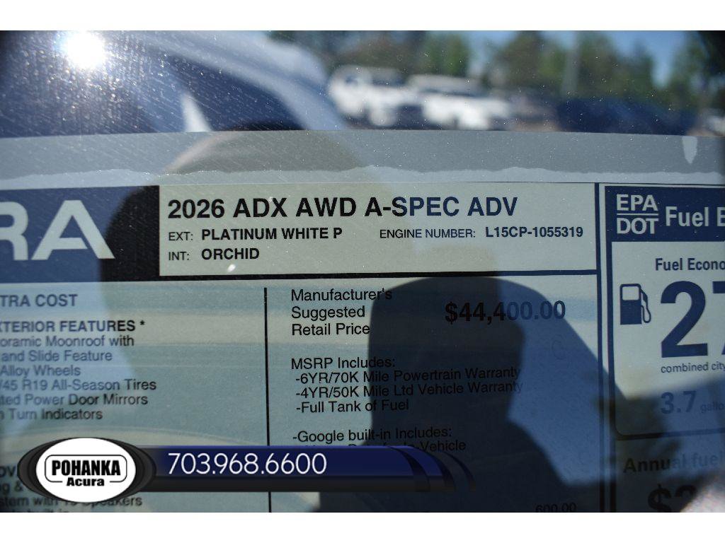 New 2026 Acura ADX A-Spec AWD/4WD image 38