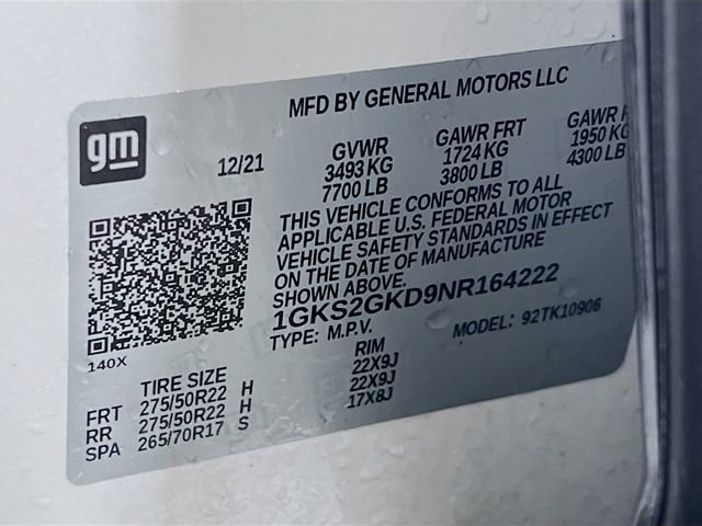 Used 2022 GMC Yukon XL SLT w/ SLT Luxury Package image 32