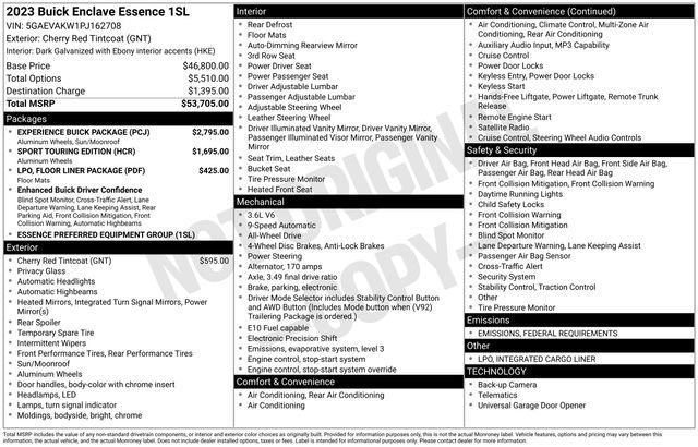 Used 2023 Buick Enclave Essence w/ Experience Buick Package image 42