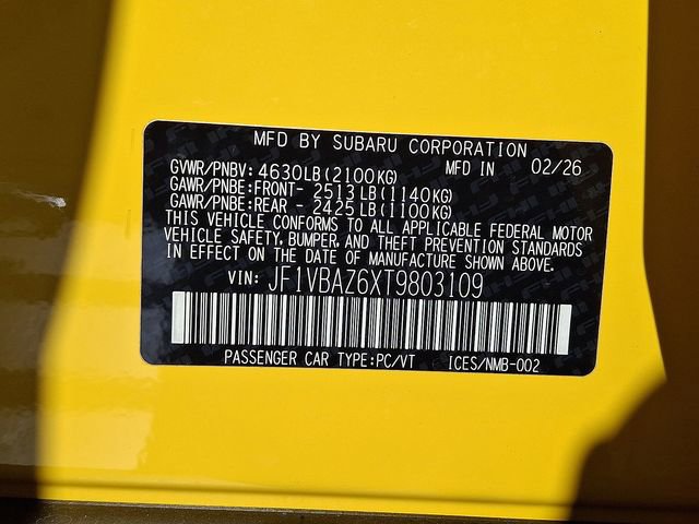 New 2026 Subaru WRX tS AWD/4WD image 22