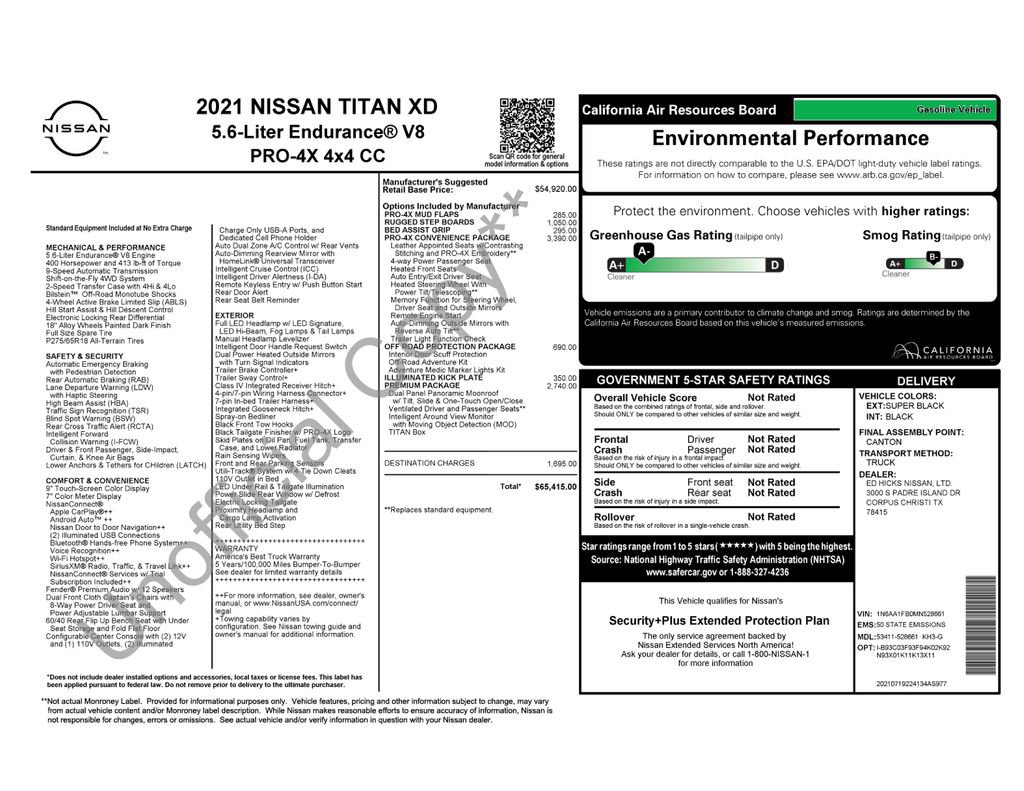 Used 2021 Nissan Titan PRO-4X w/ Pro-4x Convenience Package AWD/4WD image 5