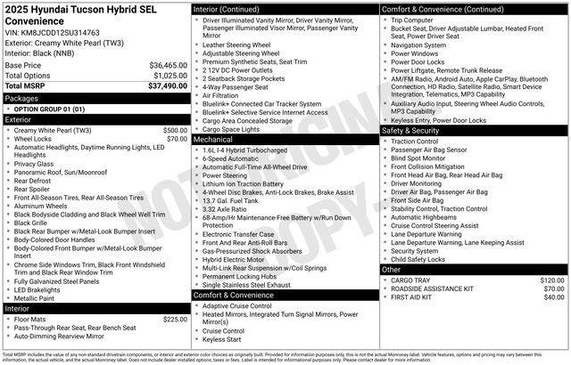 New 2025 Hyundai Tucson SEL image 4