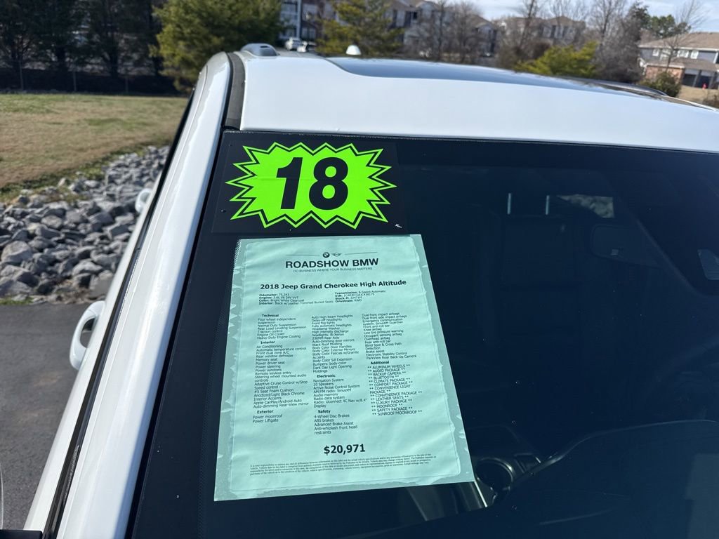 Used 2018 Jeep Grand Cherokee High Altitude image 20