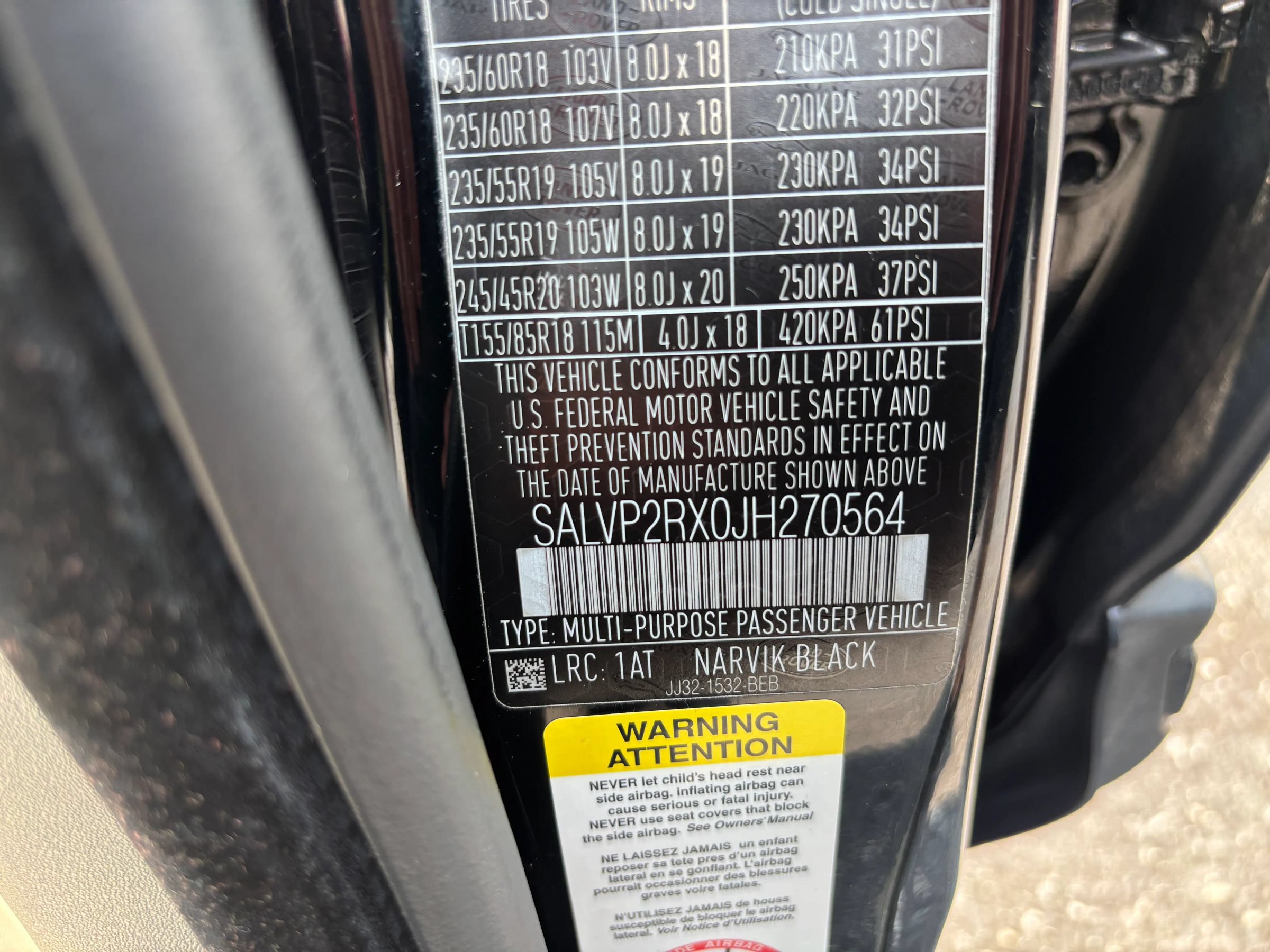 Used 2018 Land Rover Range Rover Evoque SE AWD/4WD image 13