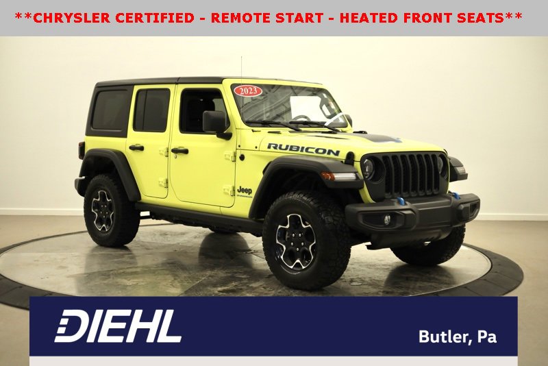 Used 2023 Jeep Wrangler Unlimited Rubicon 4xe w/ Cold Weather Group