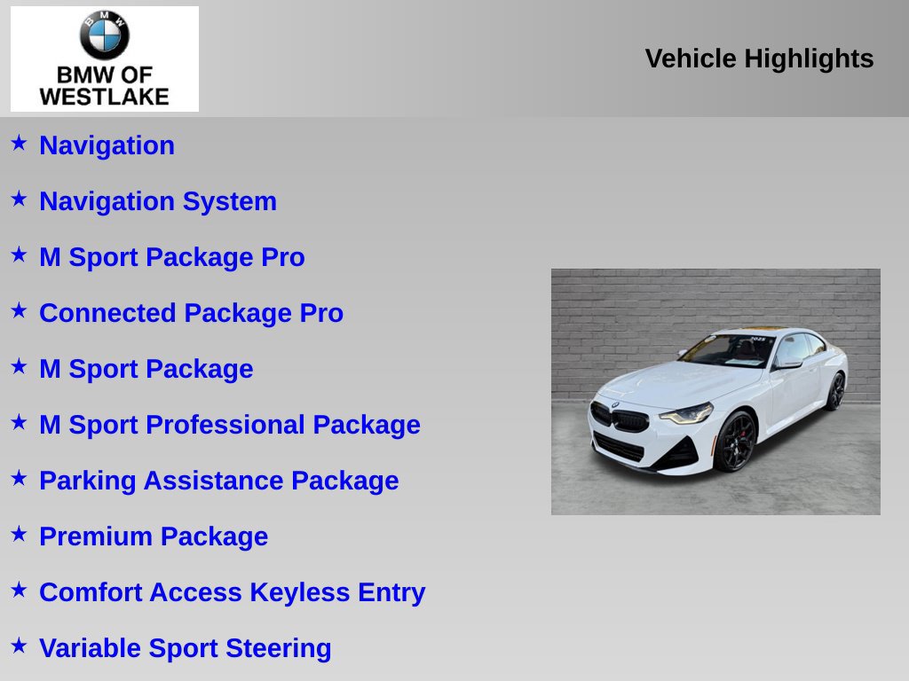 Used 2025 BMW 230i xDrive Coupe w/ M Sport Package AWD/4WD image 6