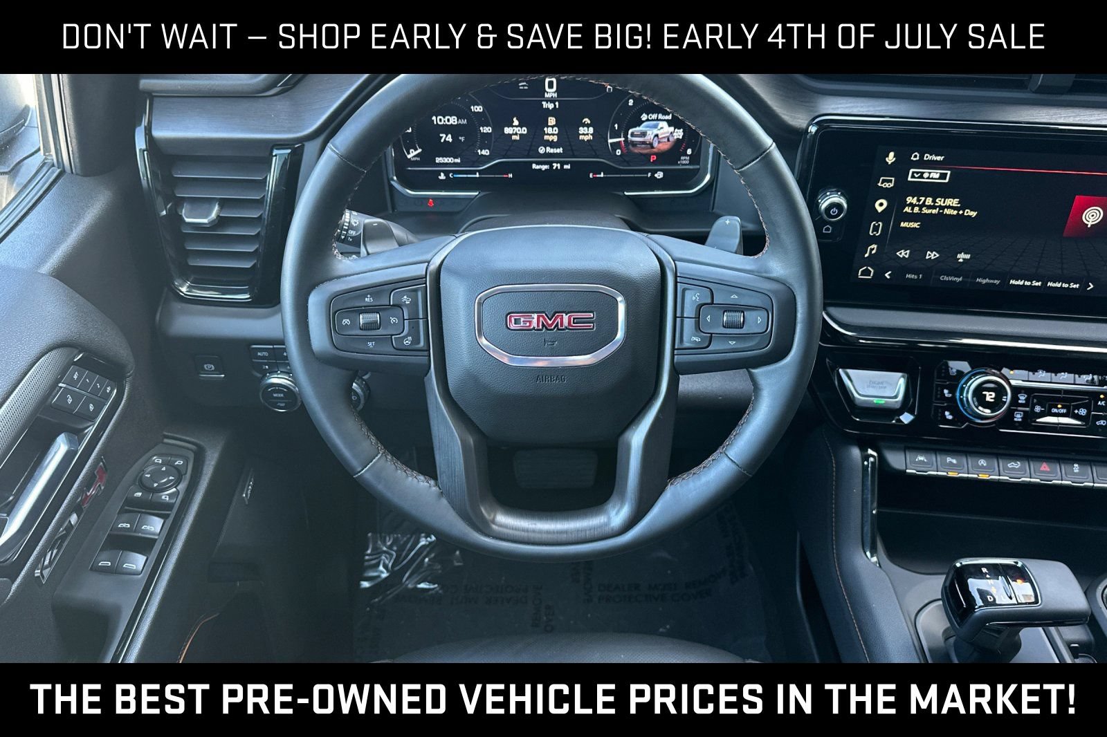 Certified 2025 GMC Sierra 1500 AT4 w/ Technology Package AWD/4WD image 17