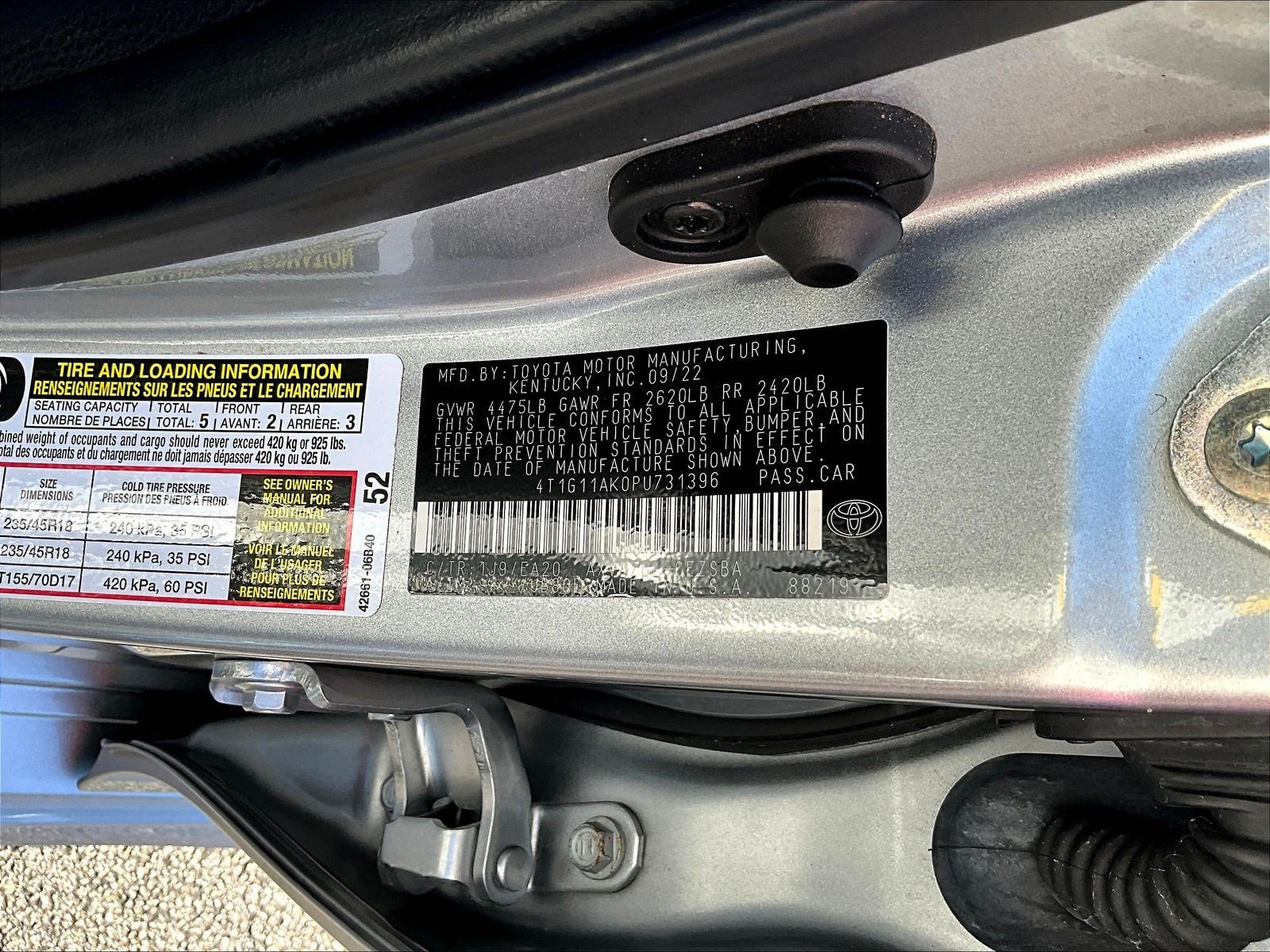 Used 2023 Toyota Camry SE FWD image 18
