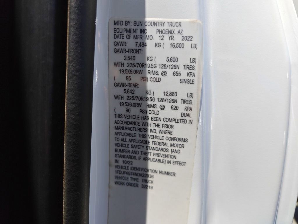 Used 2022 Ford F450 XL w/ Power Equipment Group RWD image 14