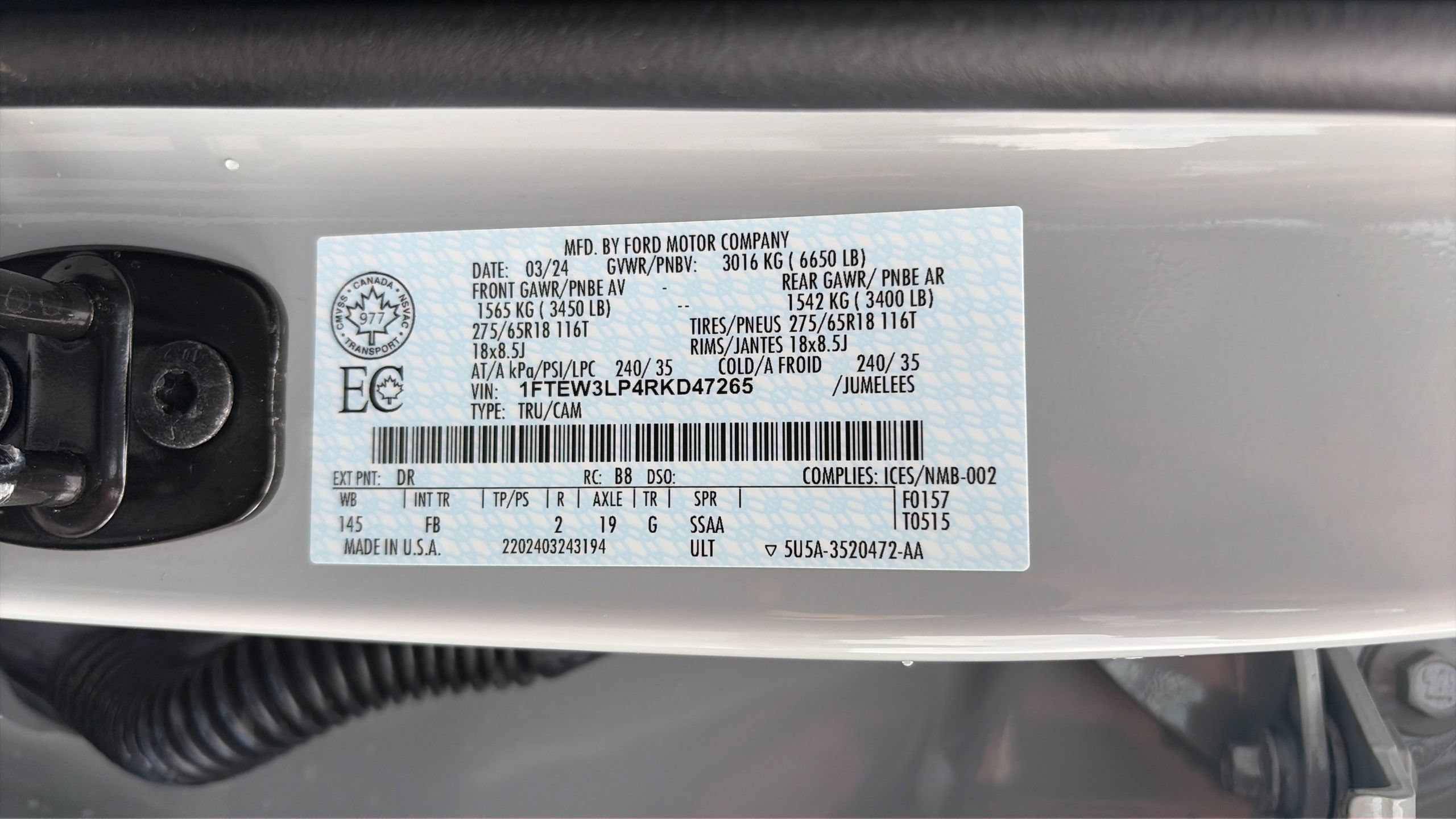 Certified 2024 Ford F150 XLT w/ Equipment Group 302A MID AWD/4WD image 28