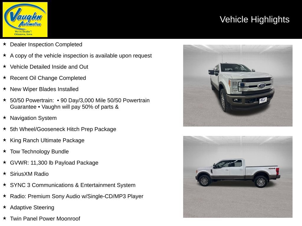 Used 2017 Ford F350 King Ranch w/ King Ranch Ultimate Package AWD/4WD video 2