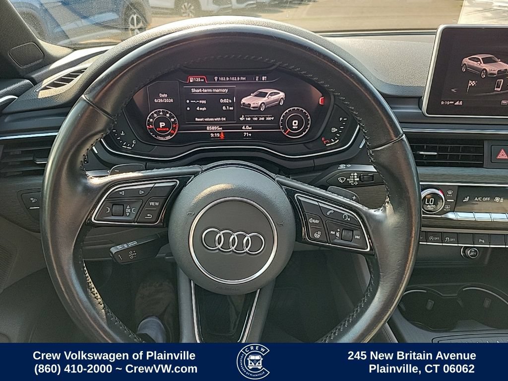 Used 2019 Audi A5 2.0T Premium Plus w/ Premium Plus AWD/4WD image 5