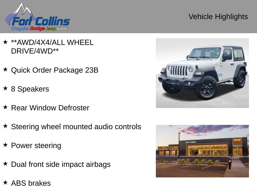 Used 2020 Jeep Wrangler Sport image 5