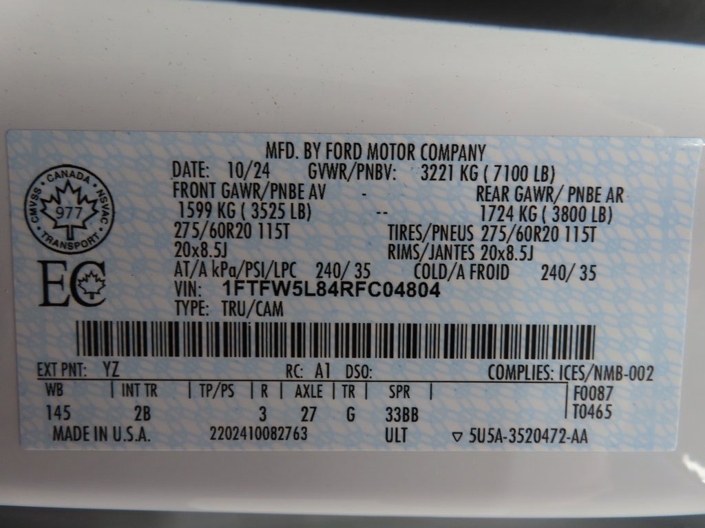 Used 2024 Ford F150 Lariat image 76