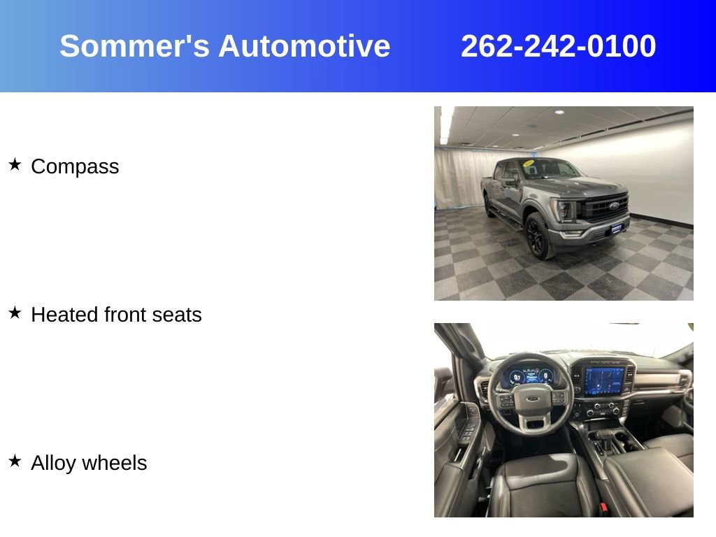 Used 2022 Ford F150 Lariat w/ Equipment Group 502A High image 10