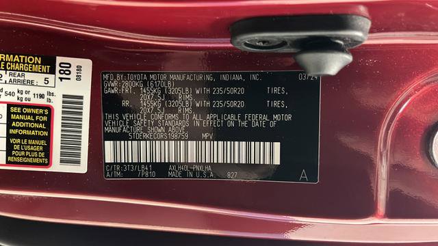 Used 2024 Toyota Sienna Platinum FWD image 42