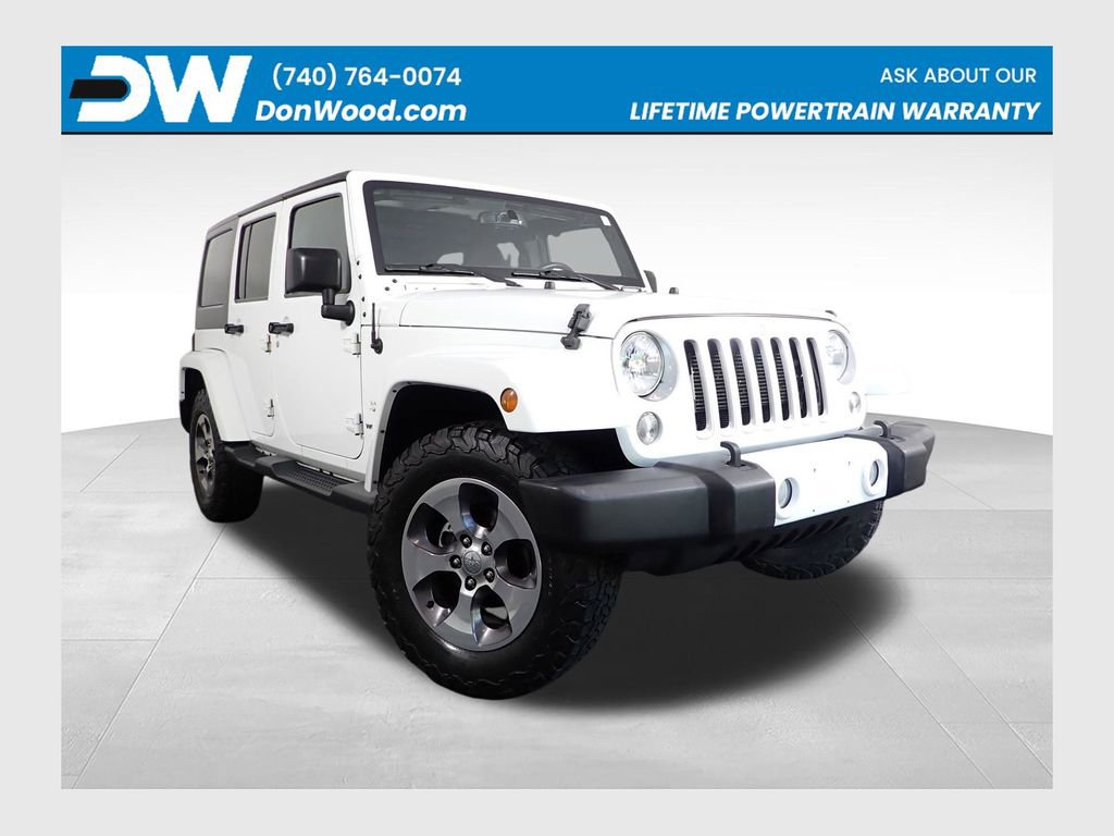 Used 2016 Jeep Wrangler Unlimited Sahara w/ Connectivity Group AWD/4WD image 1