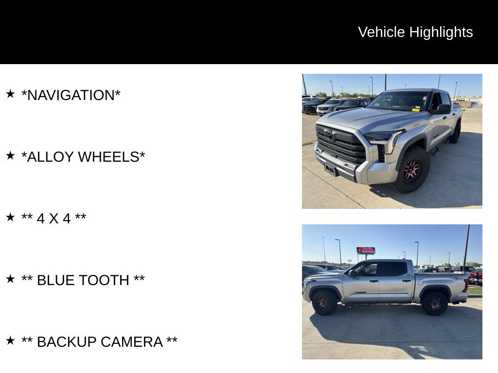 Used 2022 Toyota Tundra SR5 AWD/4WD image 4