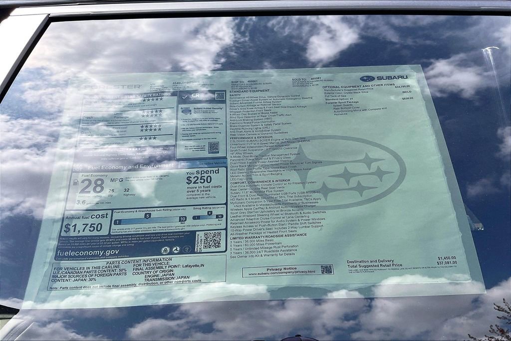 New 2026 Subaru Forester Sport AWD/4WD image 17