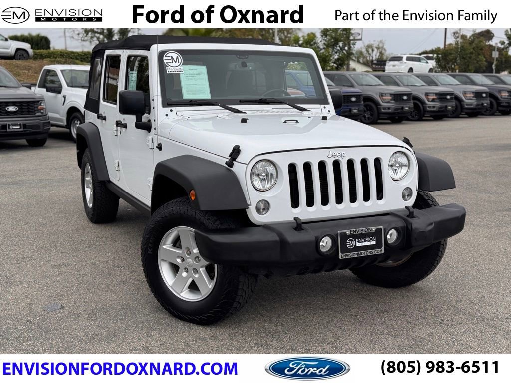 Used 2016 Jeep Wrangler Unlimited Sport w/ Quick Order Package 24S
