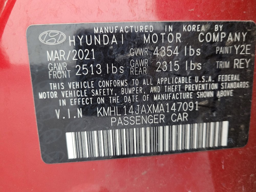Used 2021 Hyundai Sonata SEL w/ Convenience Package FWD image 33