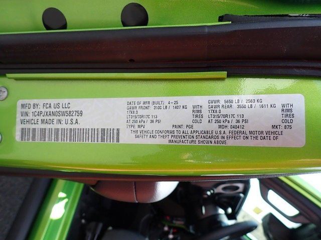 New 2025 Jeep Wrangler Sport image 17