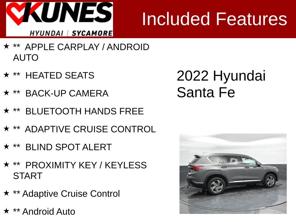 Used 2022 Hyundai Santa Fe SEL image 2