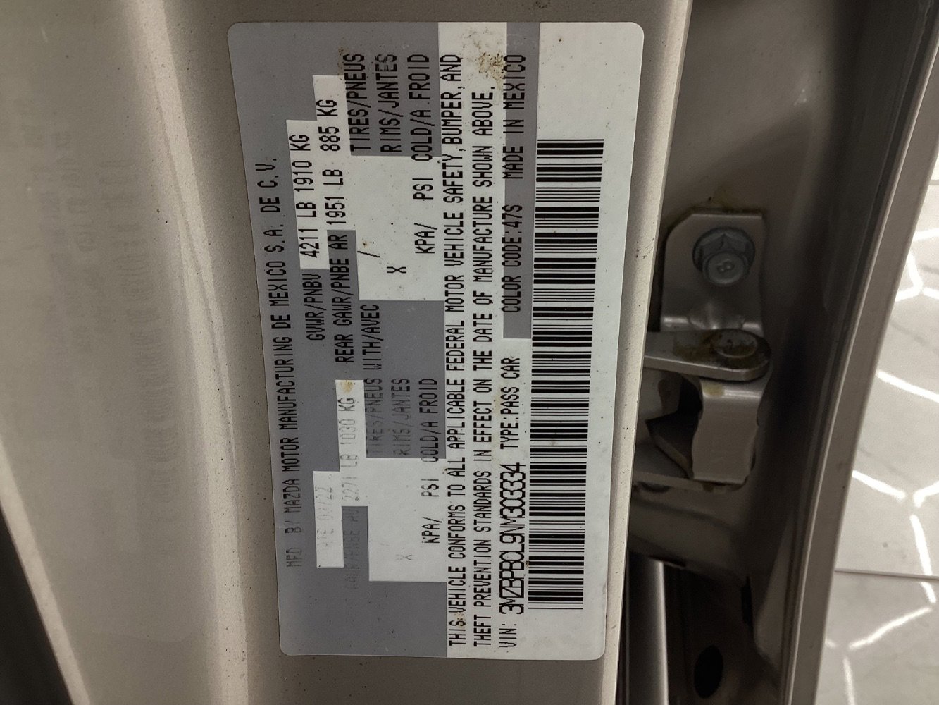 Used 2022 MAZDA MAZDA3 s image 50