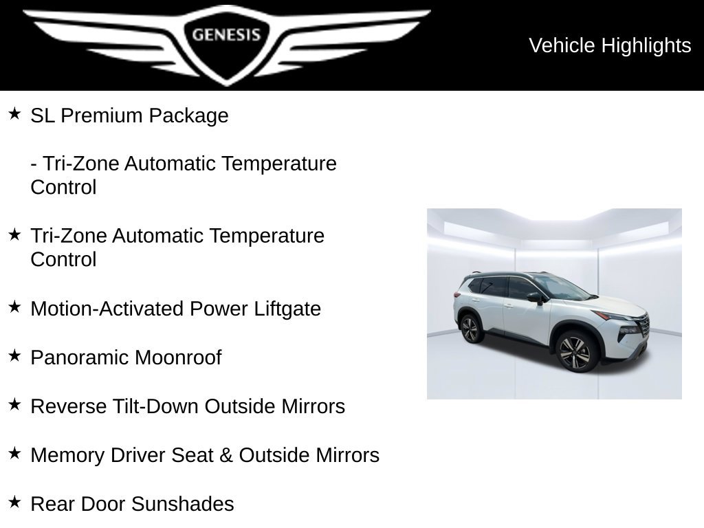 Used 2024 Nissan Rogue SL w/ SL Premium Package FWD image 14