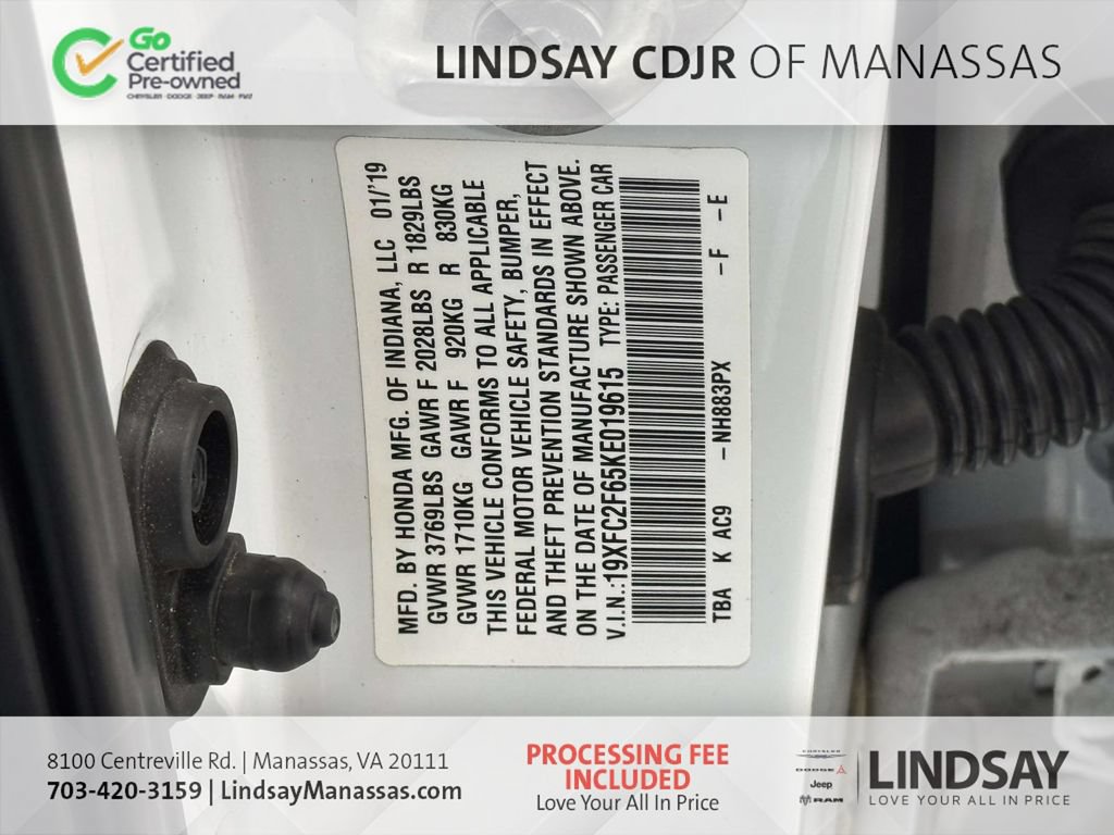 Used 2019 Honda Civic LX image 13
