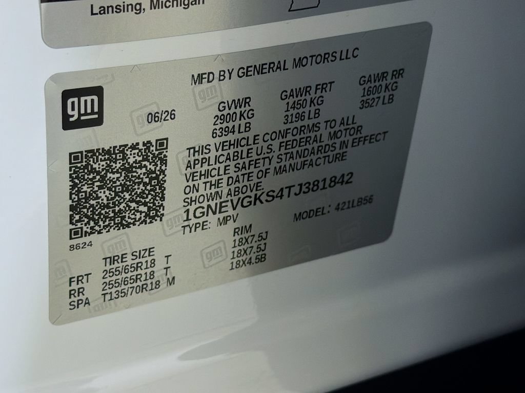 New 2026 Chevrolet Traverse LT w/ LPO, Floor Liner Package AWD/4WD image 28