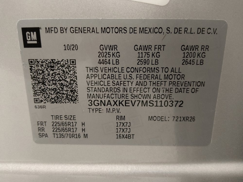 Used 2021 Chevrolet Equinox LT FWD image 33