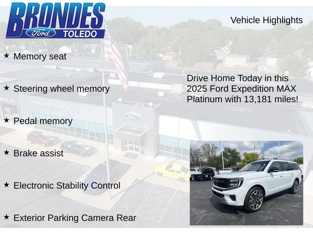 Used 2025 Ford Expedition Max Platinum w/ Platinum Ultimate Package AWD/4WD image 27