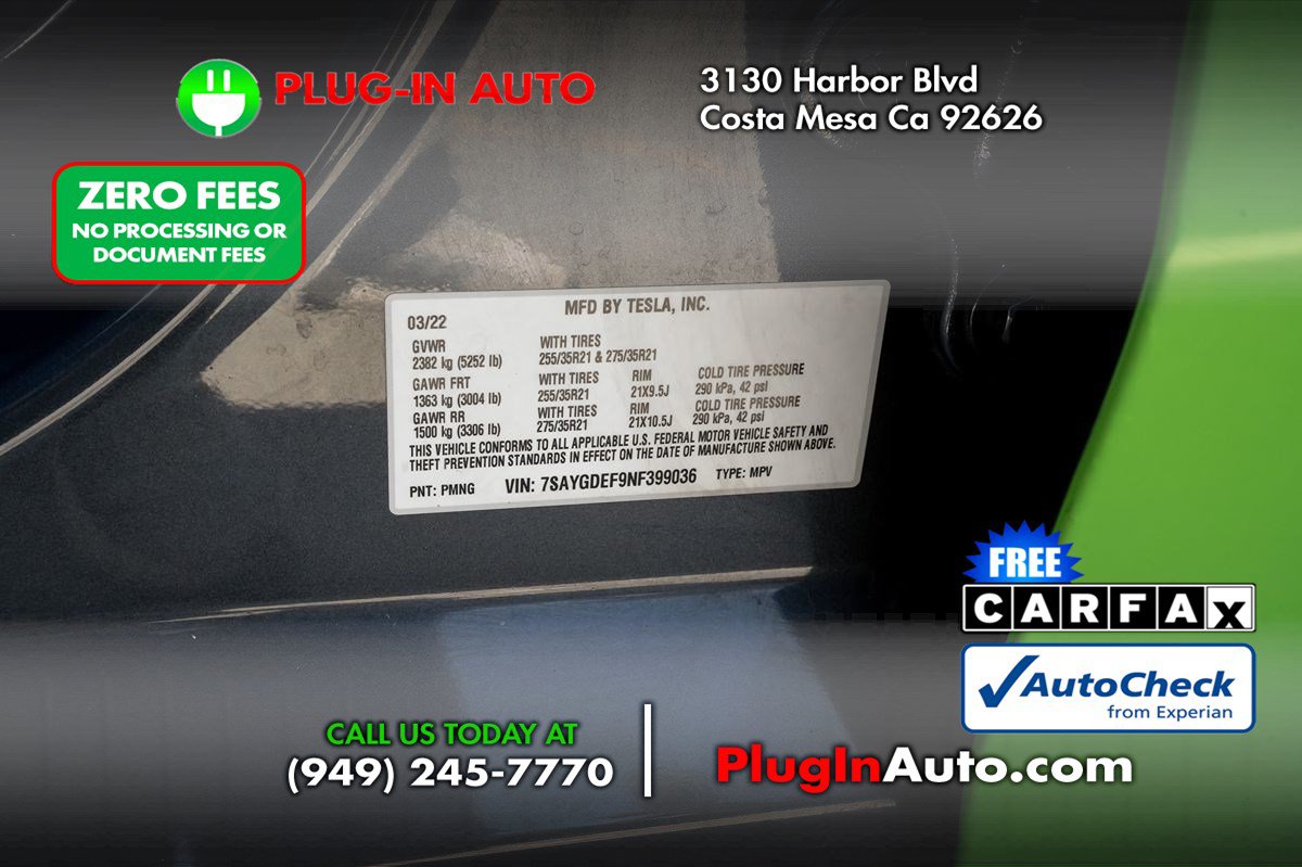 Used 2022 Tesla Model Y Performance AWD/4WD image 9