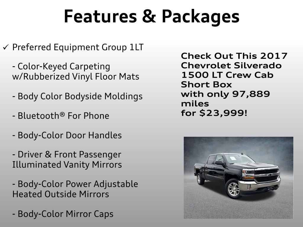 Used 2017 Chevrolet Silverado 1500 LT w/ All Star Edition AWD/4WD image 8