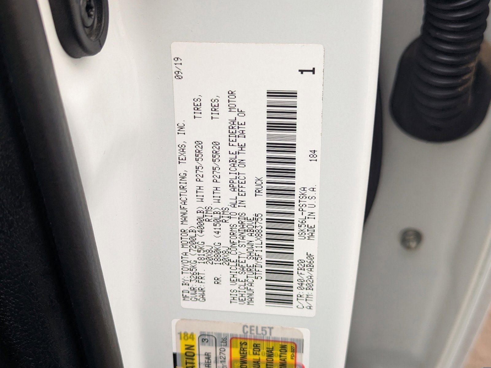 Used 2020 Toyota Tundra SR5 w/ TRD Sport Plus Package AWD/4WD image 34