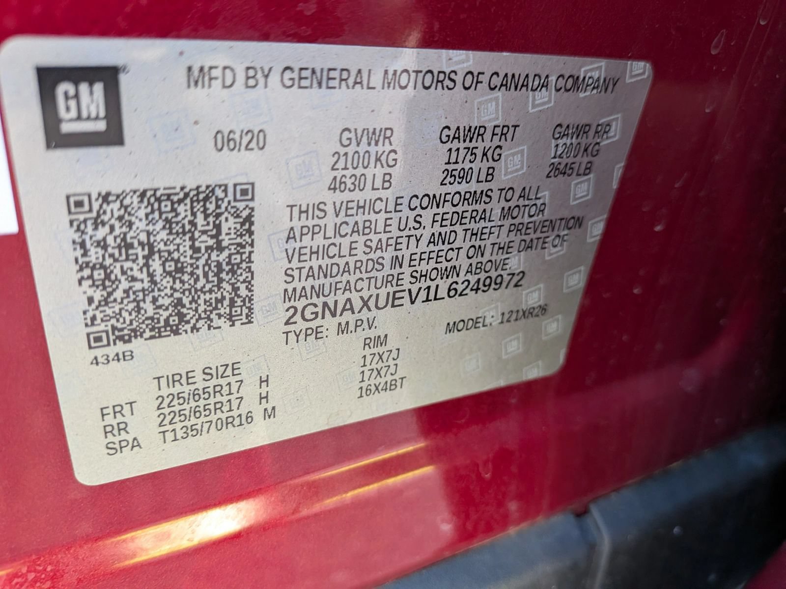 Used 2020 Chevrolet Equinox LT AWD/4WD image 60