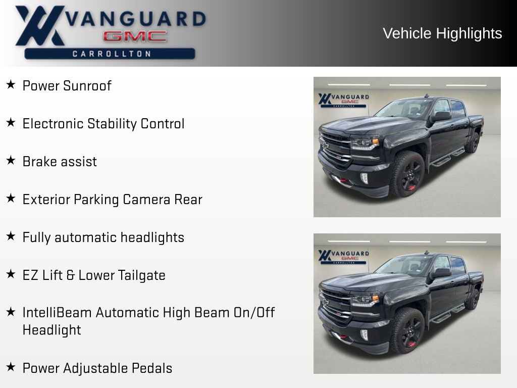 Used 2018 Chevrolet Silverado 1500 LTZ Z71 w/ Redline Edition image 10