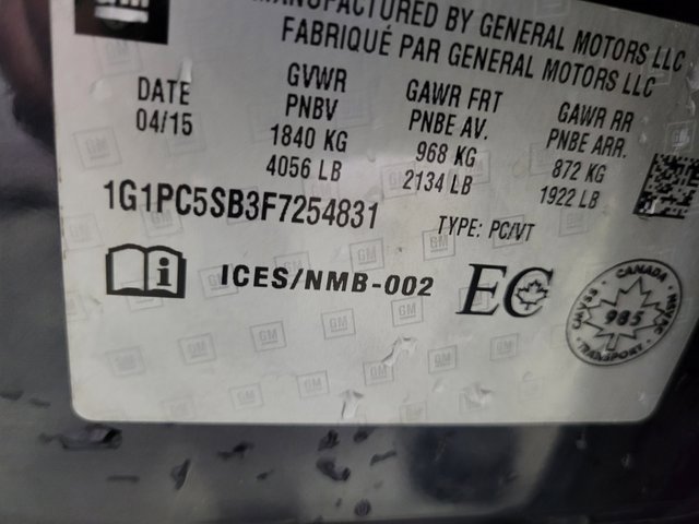 Used 2015 Chevrolet Cruze LT image 35