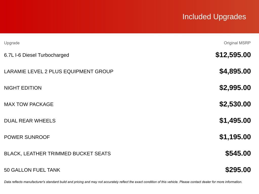 New 2025 RAM 3500 Laramie AWD/4WD image 3