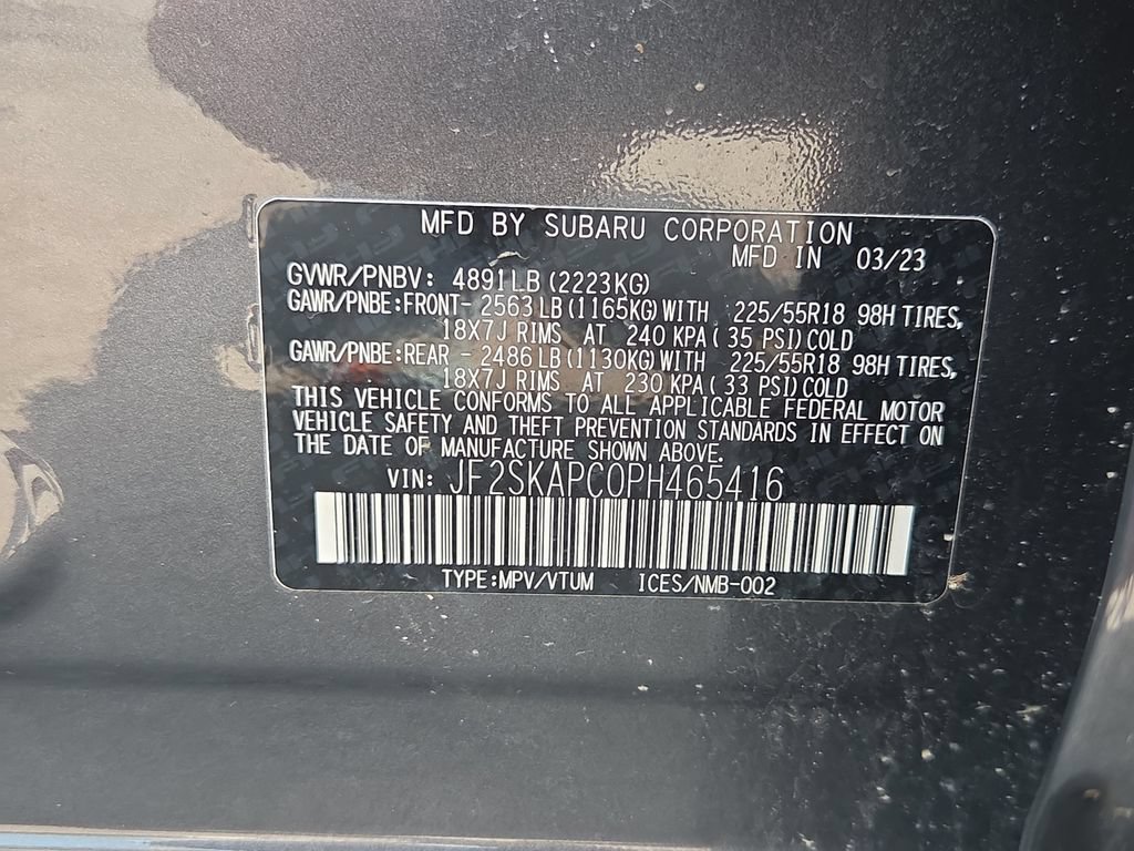 Certified 2023 Subaru Forester Limited AWD/4WD image 44