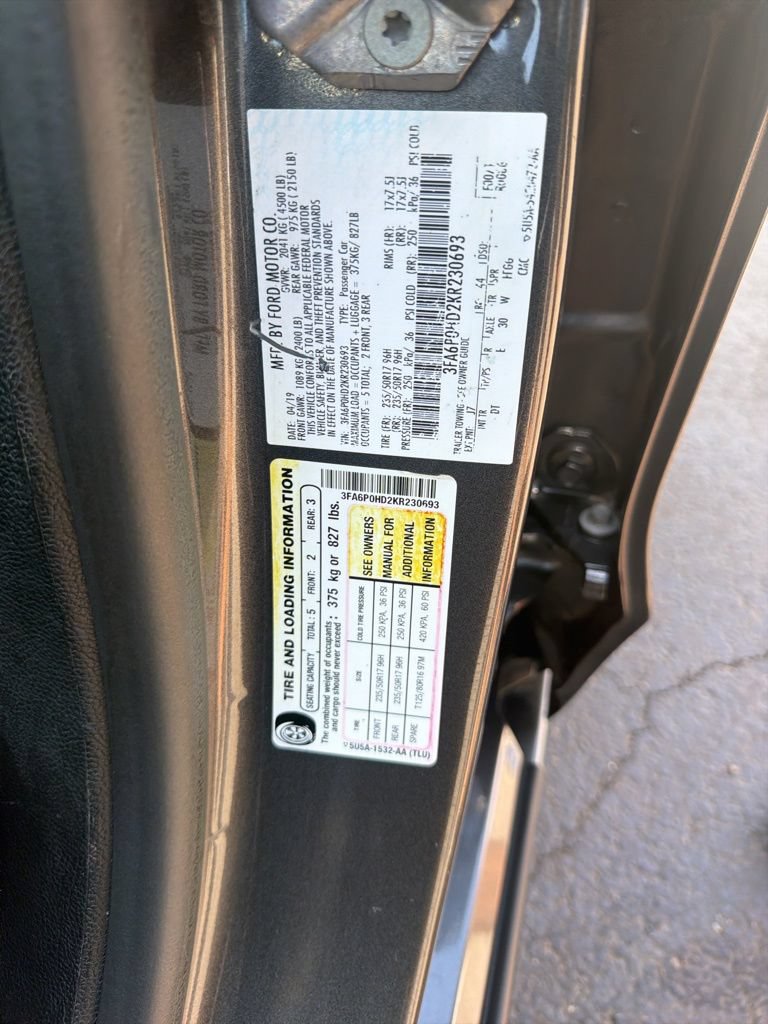 Used 2019 Ford Fusion SE FWD image 51