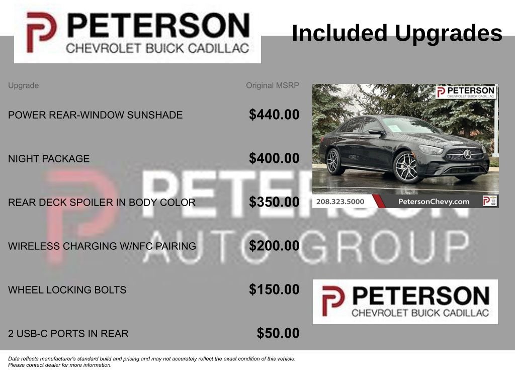 Used 2022 Mercedes-Benz E 450 4MATIC Sedan w/ Driver Assistance Package image 12