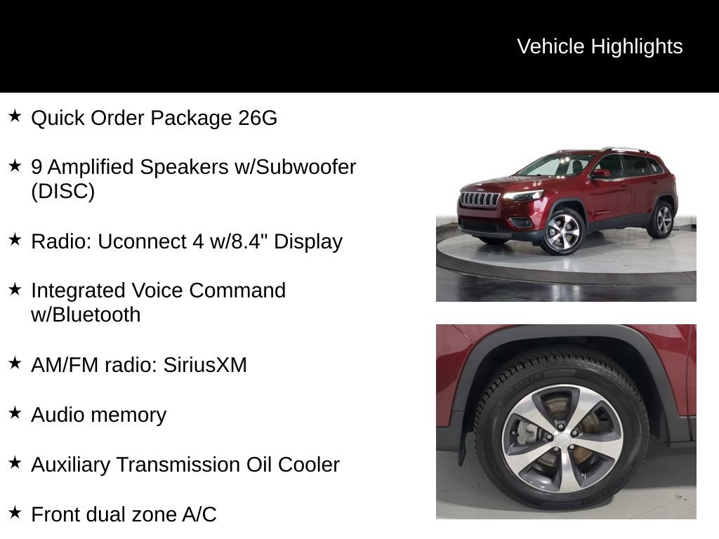 Used 2019 Jeep Cherokee Limited AWD/4WD image 7