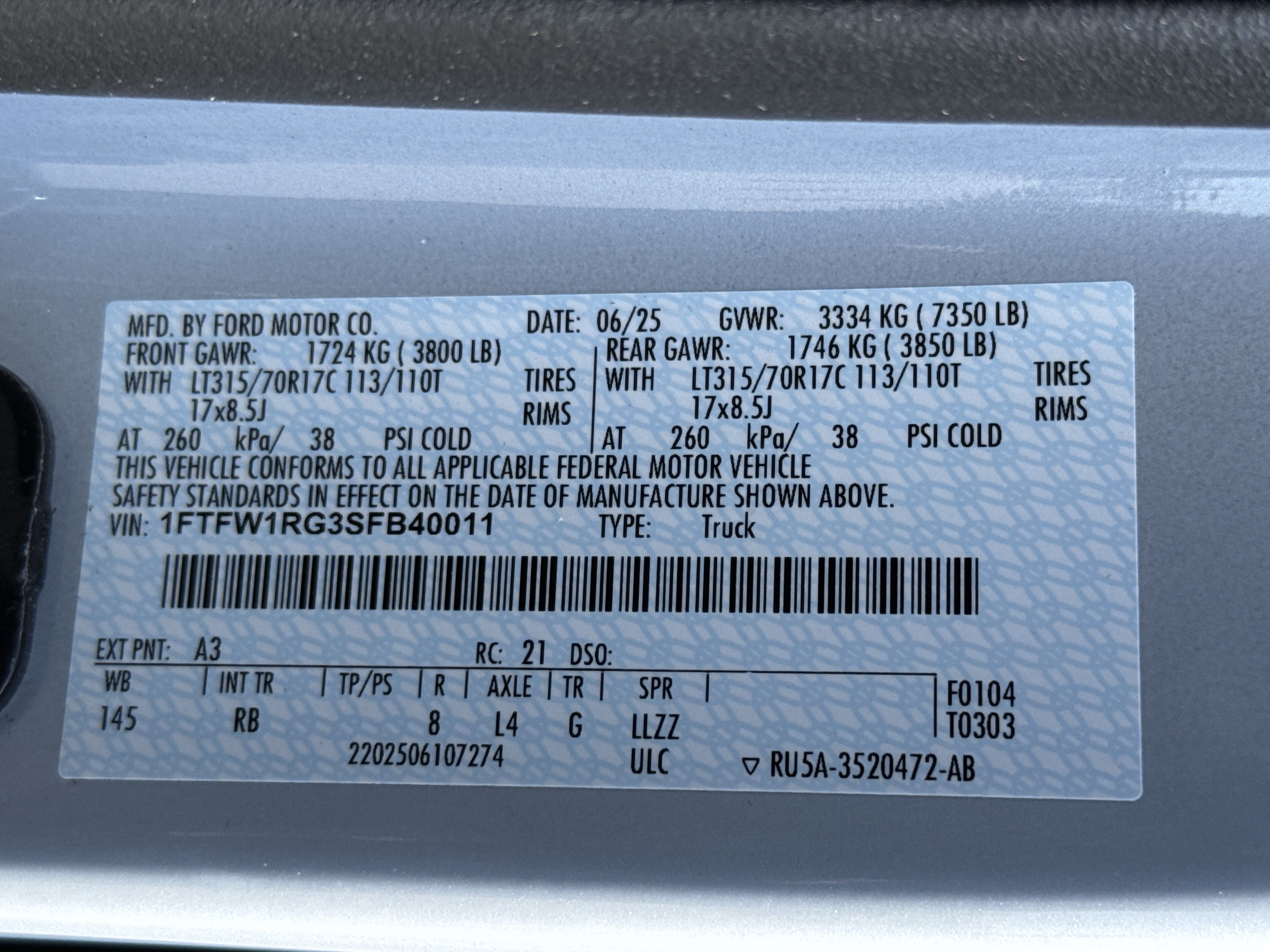 Used 2025 Ford F150 Raptor AWD/4WD image 41