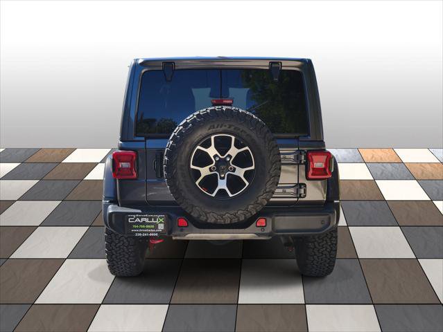 Used 2021 Jeep Wrangler Unlimited Rubicon w/ Uconnect 4C Nav & Sound Group AWD/4WD image 5