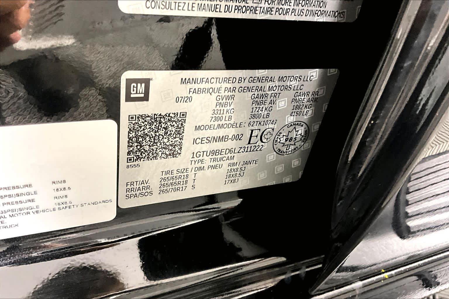 Used 2020 GMC Sierra 1500 SLE w/ Preferred Package AWD/4WD image 35