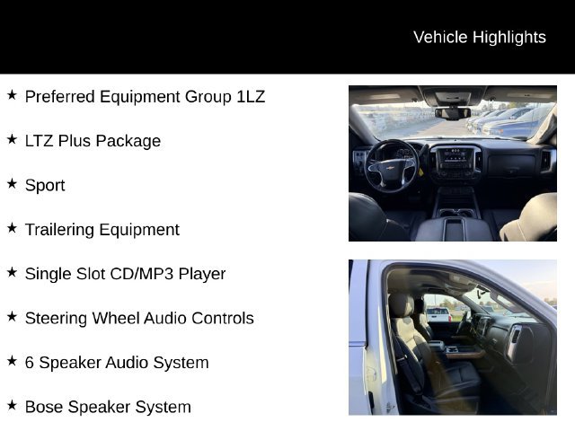 Used 2015 Chevrolet Silverado 1500 LTZ w/ LTZ Plus Package AWD/4WD image 12