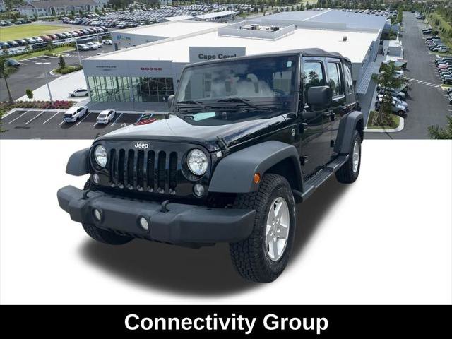 Certified 2016 Jeep Wrangler Unlimited Sport w/ Connectivity Group AWD/4WD image 4